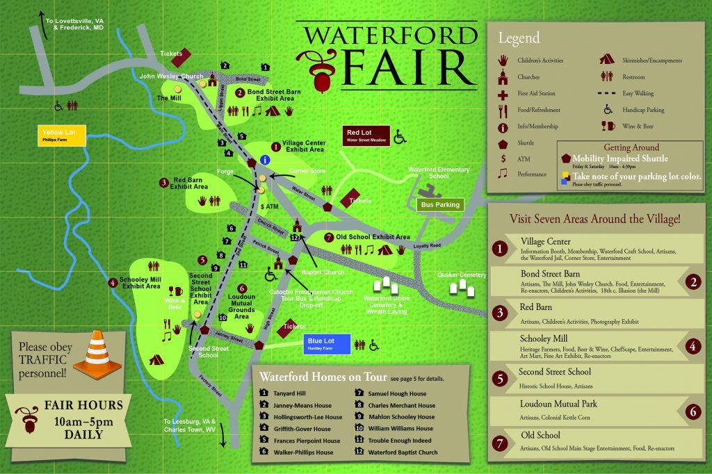 2017 Waterford Fair Map