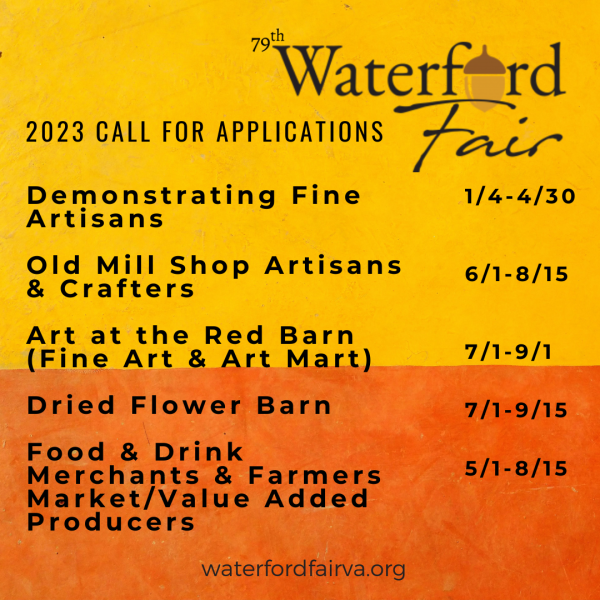 Waterford Fair 78th American Crafts & Historic Homes Tour